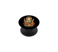 Éléphant Om Yoga Ganesh Indien Dieu Ganesh Chaturthi Asiatique PopSockets PopGrip Adhésif
