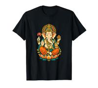 Éléphant Om Yoga Ganesh Indien Dieu Ganesh Chaturthi Asiatique T-Shirt