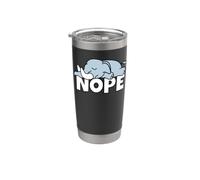 Éléphant Paresseux Nope Not Today Big Five Afrique Paresse Gobelet isotherme en acier inoxydable double paroi