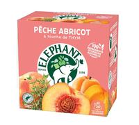 Elephant Infusion Pêche, Abricot et Thym – 20 sachets pyramide
