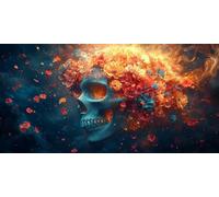 Éléphant Peinture par Numero Adulte Jungle Peinture Numero Adulte Enfant,DIY Paint by Numbers avec 70x120cm Toile + Acryliques + Pinceaux + Images de Référence,Decoration Chambre,Cadeau Femme,-fu530u