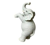 Éléphant Pince de pot Figurine en résine décorative pour art