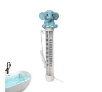 Elephant Pool Thermometer Floating Easy Read, Water Temperature Gauge With String, Baby1 Bath Thermometer, For Hot Tub, Swimming Pools