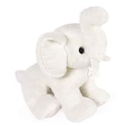 Elephant Preppy Chic Blanc 35 Cm - Histoire D'ours