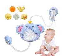 Elephant Pulvérisateur de bain créateur de bulles pour baignoire enfant Éléphant électrique interactif pour jouer dans la piscine et la baignoire pour de 1 à 5 ans