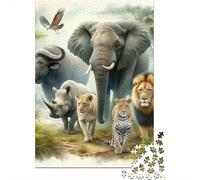 éléphant Puzzle 1000 Pièces Educa Jouet en Bois Cadeau Unique Décoration Intérieure Jeu Éduchatif Challenge Toy Adultes & Enfants des 14 Ans 1000pcs (75x50cm)