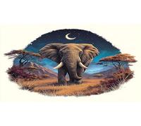 éléphant Puzzle 1000 pièces Educa Jouet en Bois Divertissement créatif De l'art Décoration Jeu éduchatif Challenge Toy pour Adultes & Enfants des 14 Ans 38x26cm/1000pcs