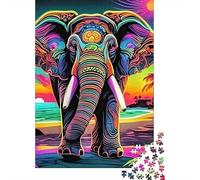 éléphant Puzzle 1000 Pièces Educa Jouet en Bois Divertissement Créatif Décoration Intérieure Jeu Éduchatif Challenge Toy Adultes & Enfants des 14 Ans 1000pcs (75x50cm)