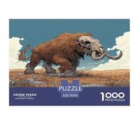 ÉléphAnt Puzzle 1000 Pièces - Faune Sauvage Puzzle Défi pour Adultes, Jeux ÉduChatifs, Et Décoration De Maison 70x50cm/1000pcs