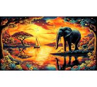 éléphant Puzzle 1000 pièces - Papier recyclé Puzzle pour Adultes et Enfants DéFi éduchatiF 38x52/1000pcs