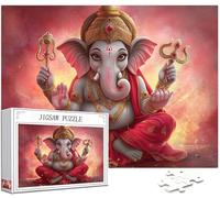 Éléphant Puzzle 4000 Pièces Adultes, 5D Puzzle Animal Couleur Puzzles, Jigsaw Jeu éducatif effrayant, Ddifficile pour Adultes avec Emballage Cadeau for Decoration Chambre Murale, Cadeau Homme,Model381