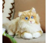 ELEPHANT ROBOTICS metaCat Persan - Chat Peluche Interactive Compagnon avec Commande Vocale & Interaction Riche Cadeau pour Personnes âgées, Amoureux des Chats (Recharge par Type-C)