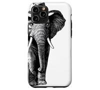 Éléphant Safari Amusant avec Valise Voyage Coque pour iPhone 11 Pro