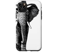 Éléphant Safari Amusant avec Valise Voyage Coque pour iPhone 11 Pro Max
