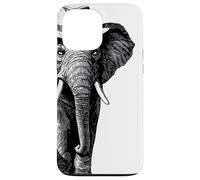 Éléphant Safari Amusant avec Valise Voyage Coque pour iPhone 13 Pro Max