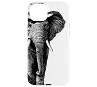 Éléphant Safari Amusant avec Valise Voyage Coque pour iPhone 15 Plus