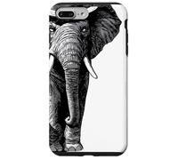Éléphant Safari Amusant avec Valise Voyage Coque pour iPhone 7 Plus/8 Plus