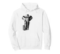 Éléphant Safari Amusant avec Valise Voyage Sweat à Capuche