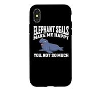 Elephant Seal Apparel - Meilleur Design drôle de phoques Amoureux Coque pour iPhone X/XS