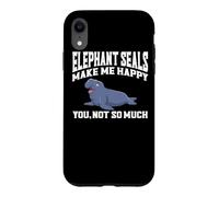 Elephant Seal Apparel - Meilleur Design drôle de phoques Amoureux Coque pour iPhone XR