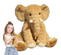 Elephant Stuffed Animal,Soft Huggable Doll - Sleeping Companion, Elephant Doll, Cute Decoration for Bed, Bookshelf, Sofa