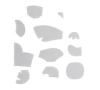 Elephant Template Ruler Set Acrylic Quilting Template Cutting Kit for Sewing DIY Craft 11 Pieces 10 Inch