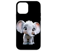 Éléphant Trompe Afrique Safari Sauvage Douceur D'éléphant Coque pour iPhone 12 Mini