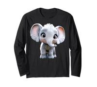 Éléphant Trompe Afrique Safari Sauvage Douceur D'éléphant Manche Longue