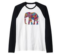 Éléphant Trompe Afrique Safari Sauvage Douceur D'éléphant Manche Raglan