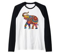 Éléphant Trompe Afrique Safari Sauvage Douceur D'éléphant Manche Raglan