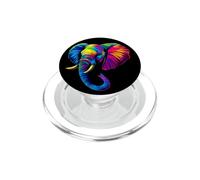 Éléphant Trompe Afrique Safari Sauvage Douceur D'éléphant PopSockets PopGrip pour MagSafe