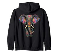 Éléphant Trompe Afrique Safari Sauvage Douceur D'éléphant Sweat à Capuche