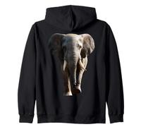 Éléphant Trompe Afrique Safari Sauvage Douceur D'éléphant Sweat à Capuche