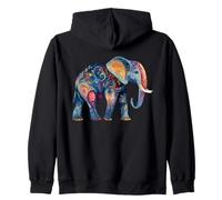 Éléphant Trompe Afrique Safari Sauvage Douceur D'éléphant Sweat à Capuche