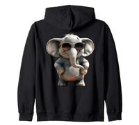 Éléphant Trompe Afrique Safari Sauvage Douceur D'éléphant Sweat à Capuche