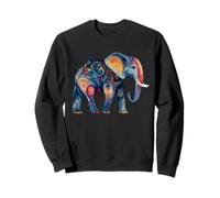 Éléphant Trompe Afrique Safari Sauvage Douceur D'éléphant Sweatshirt
