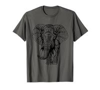 Éléphant Trompe Afrique Safari Sauvage Douceur D'éléphant T-Shirt