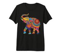 Éléphant Trompe Afrique Safari Sauvage Douceur D'éléphant T-Shirt Haut de Gamme
