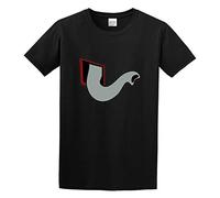 Elephant Trunk Reaching Men's Cotton T-Shirt Black Shirt Top Tee XXL