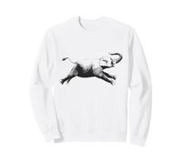 Elephant Trunk Safari Afrique Animaux Sweatshirt