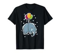 Éléphant vole sur des ballons T-Shirt