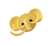 Elephant Wall Crochet Adorable Design Easy Installation Premium Materile Polvyle Use Abs Abs Plastic Plastic Swivel Spode pour Home Bathroom Kitchen Bedroom
