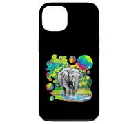 Elephant who plays in the water Coque pour iPhone 13