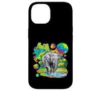 Elephant who plays in the water Coque pour iPhone 14