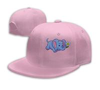 Elephant with Flower Men Women Fashion Adjustable Baseball Cap Snapback Trucker Cap