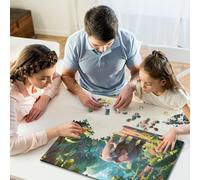 éléphant1000 Piece Jigsaw Puzzles for Adults and Kids Educhational Games Dessin animé StyleChallenging Home Decors Great Cadeau Idea38x26cm/1000pcs