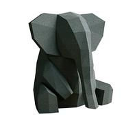éléphante，Yona DIY Papercraft kit, éléphante de papier, Décoration，Décoration d'intérieur, trophée de papier, cadeau, Origami 3D, bricolage en papier, kit de bricolaje, Puzzle 3D