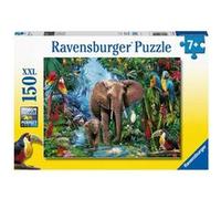 Ravensburger - Puzzle enfant - Eléphants de la Jungle - 150 pièces XXL - dès 7 ans - 12901