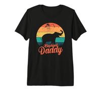 Éléphants Papa Appelle Les Enfants T-Shirt Haut de Gamme