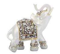 Éléphants Statue, Elephant Blanc Statue Vintage Elephant Decoration Statue Elephant Decoration Elephant Statue Éléphant Sculpture Tronc Richesse Collectionner Chanceux Figurine Home Office Décoration